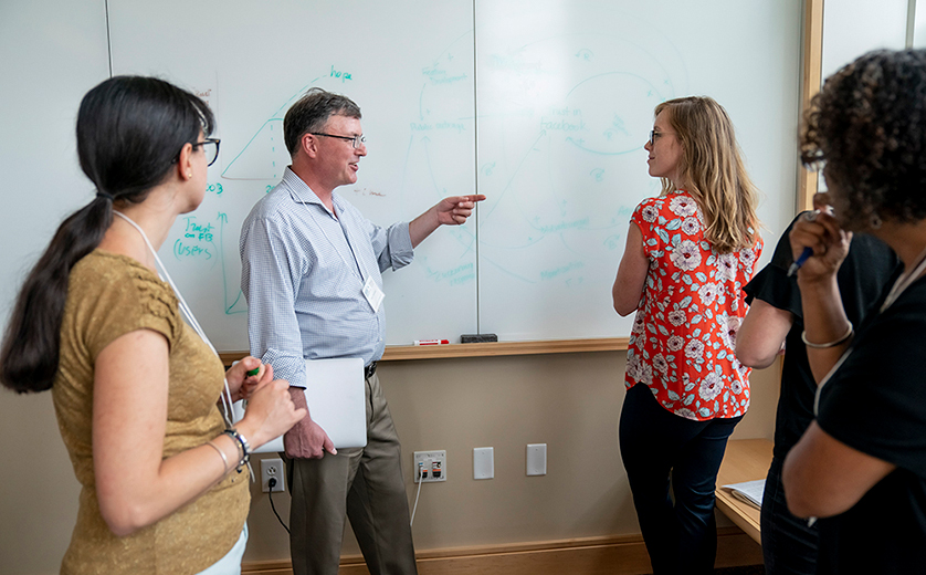 Participants engage during Systems Science for Social Impact Summer Institute