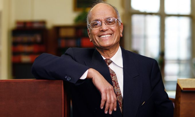 Shanti K. Khinduka, dean of GWB from 1974 to 2004 and the George Warren Brown Distinguished University Professor, received one master's degree in social work from Lucknow University in India and another from the University of Southern California, and then a doctorate from Brandeis University