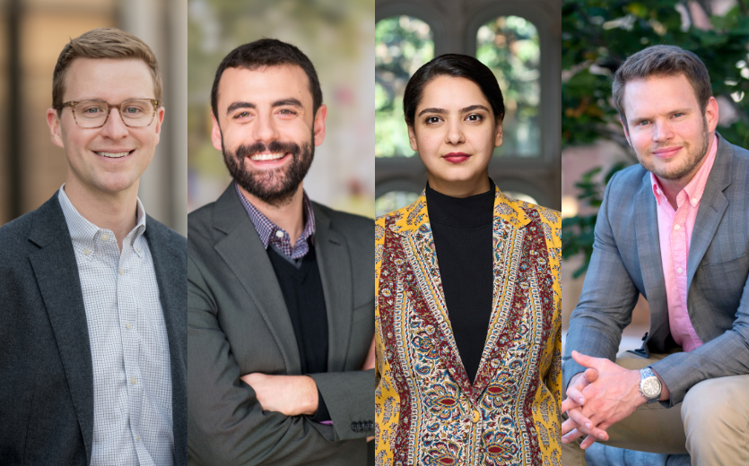 The CFPI Senior Policy Fellows pilot cohort (From left: Dan Ferris, Phillip Marotta, Mitra Naseh, and Stephen Roll)