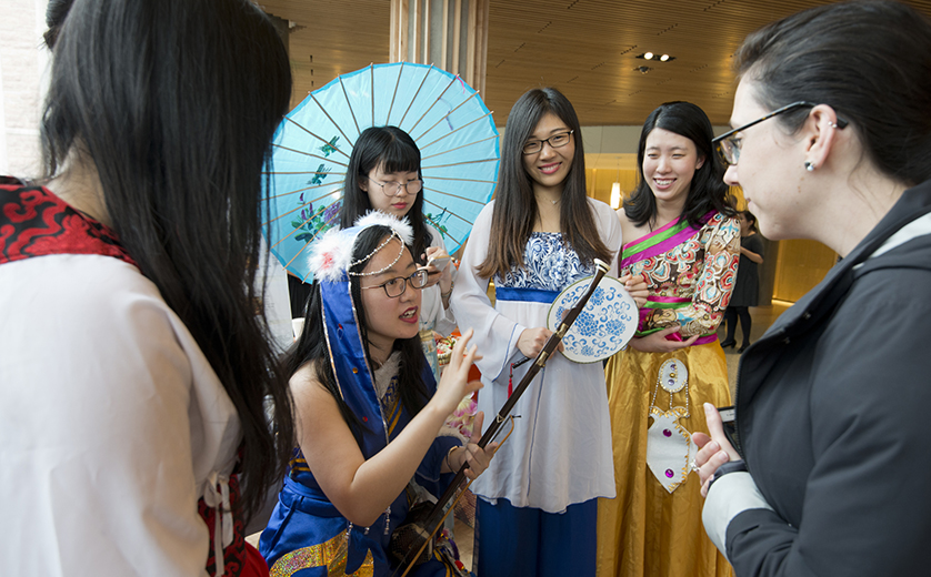 Students participate in the Brown School's 2017 Cultural Showcase