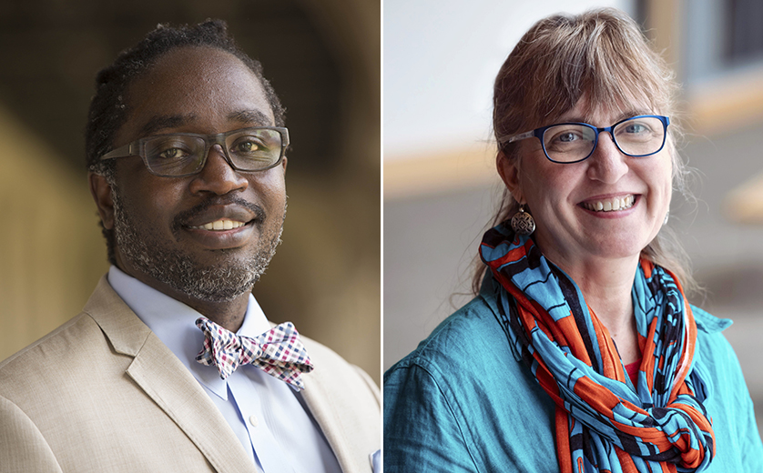 Side-by-side image of Sean Joe and Melissa Jonson-Reid