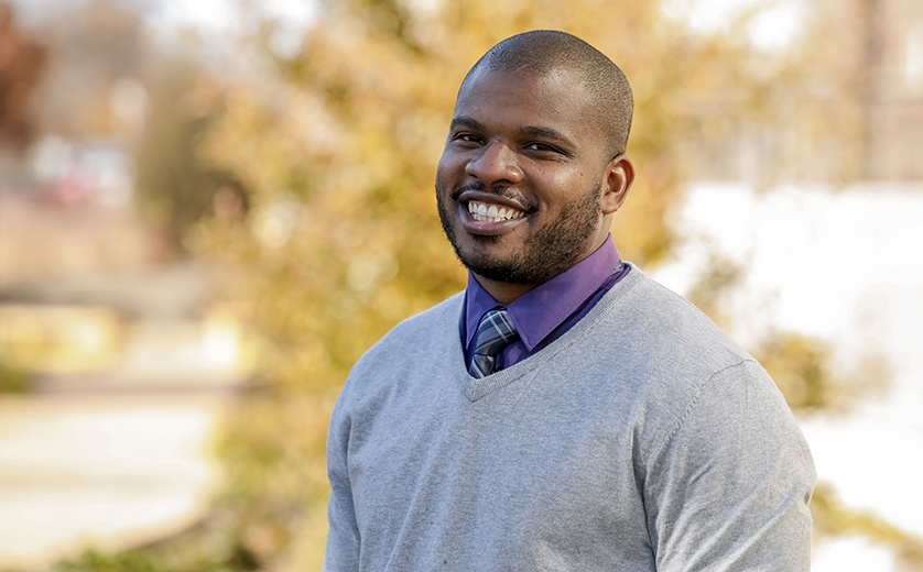 First-year MSW student Luther Tyus