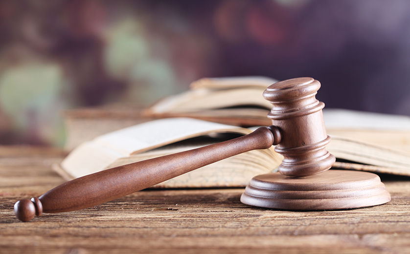 Image of Gavel in Courtroom